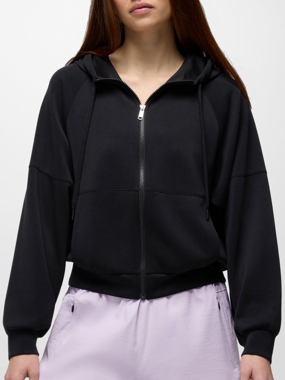 prAna shea soft Black Full-Zip Hooded Sweatshirt